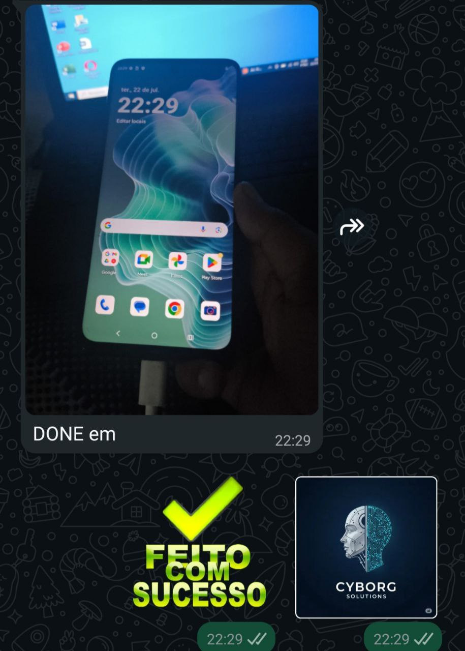 Comprovação Conta Google (FRP) Motorola G35