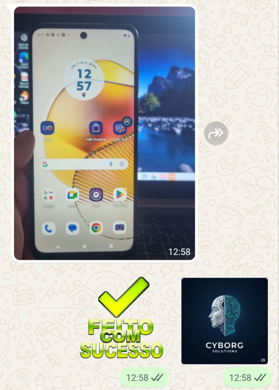 Comprovação Conta Google (FRP) Motorola G73