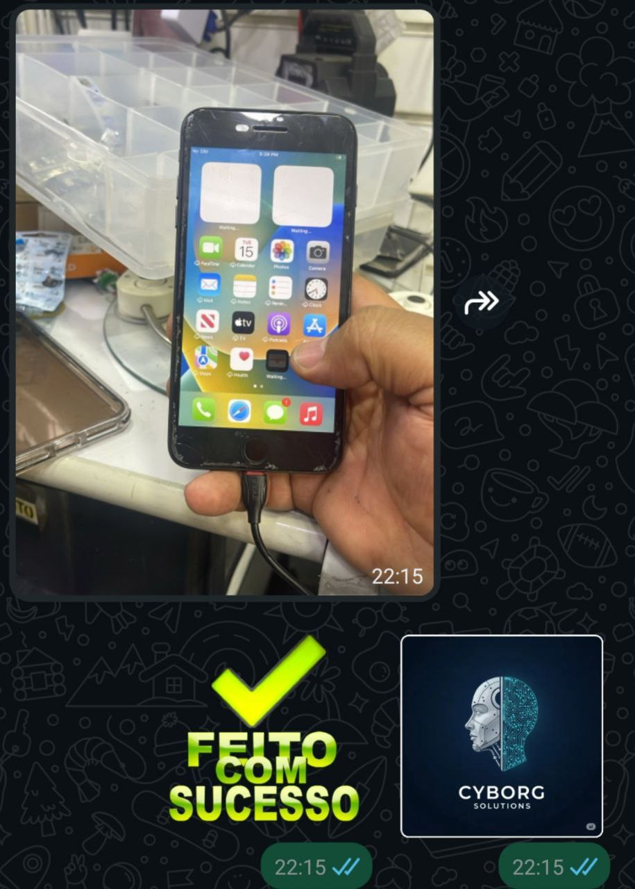 Comprovação Desbloqueio (BYPASS) iPhone 7